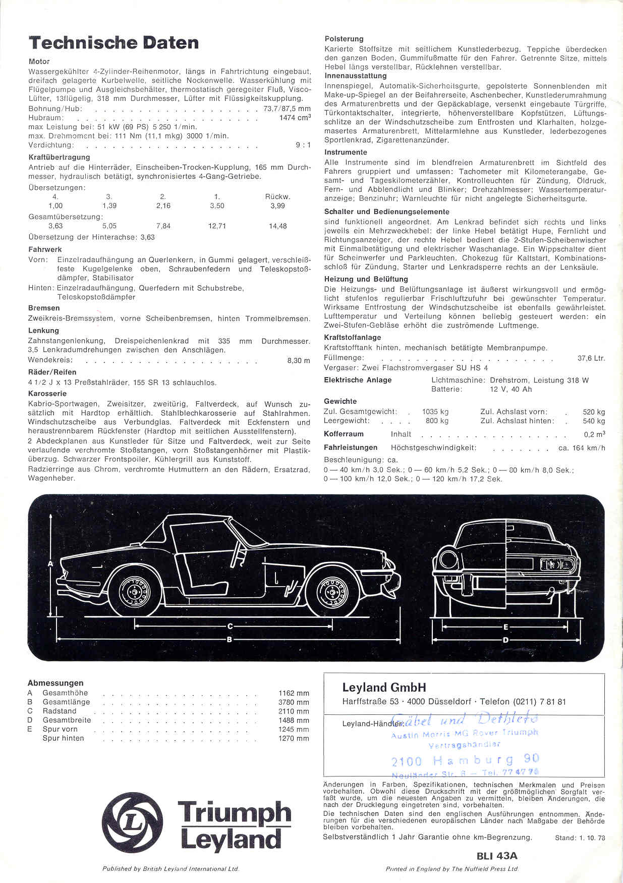 Triumph Spitfire 1500!